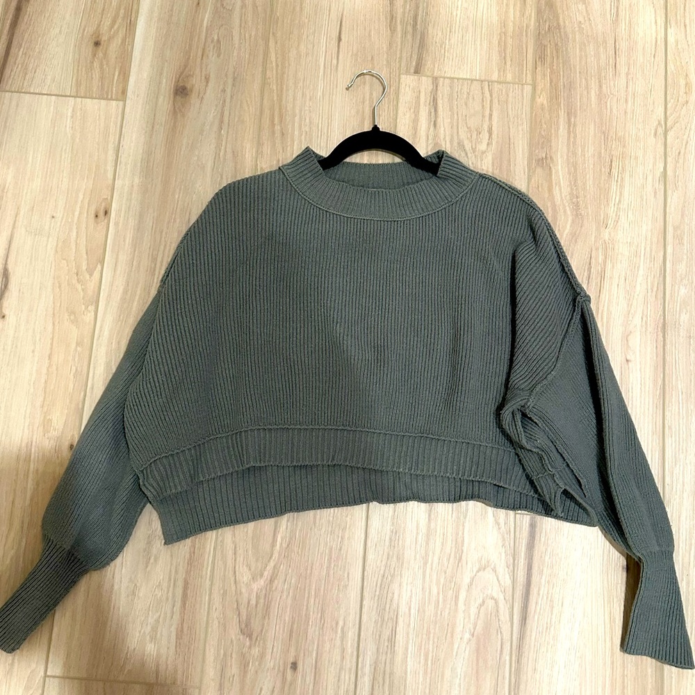 Free people cropped sweater